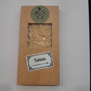 tablette de chocolat blanc au riz soufflé